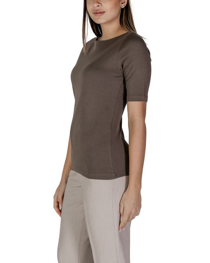 Street One Brown Cotton T-Shirt