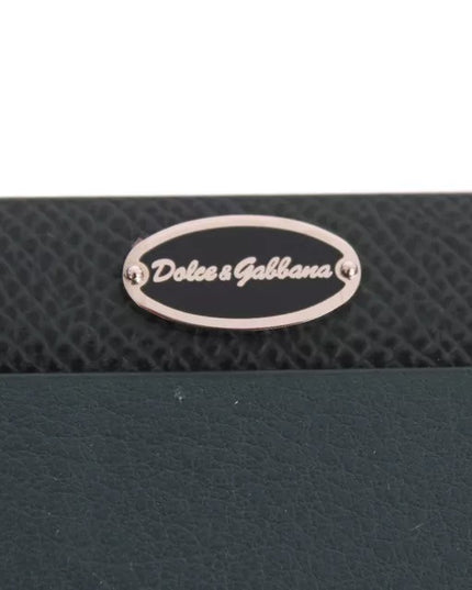 Dolce & Gabbana Green Leather Mouse Pad