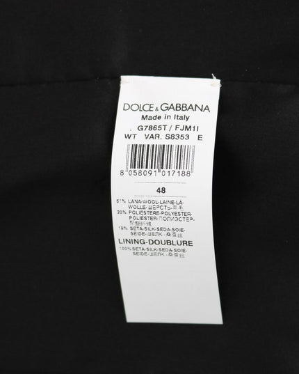 Dolce & Gabbana Black Polka Dot Pattern Vest