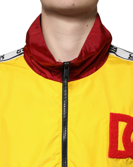 Dolce & Gabbana Multicolor Patchwork Men Full Zip Sweater