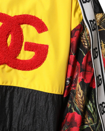 Dolce & Gabbana Multicolor Patchwork Men Full Zip Sweater