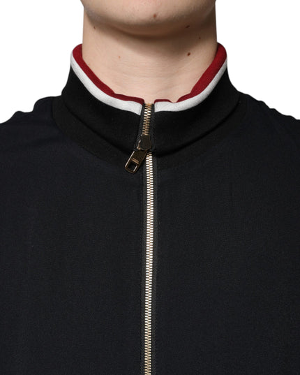 Dolce & Gabbana Black DG King Full Zip Sweatshirt Sweater