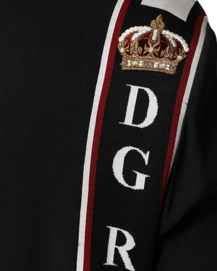 Dolce & Gabbana Black DG King Full Zip Sweatshirt Sweater