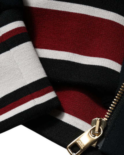 Dolce & Gabbana Black DG King Full Zip Sweatshirt Sweater