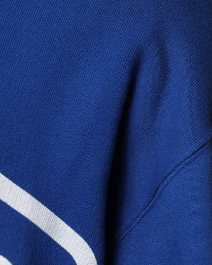 Dolce & Gabbana Blue Logo Print Hooded Sweatshirt Sweater