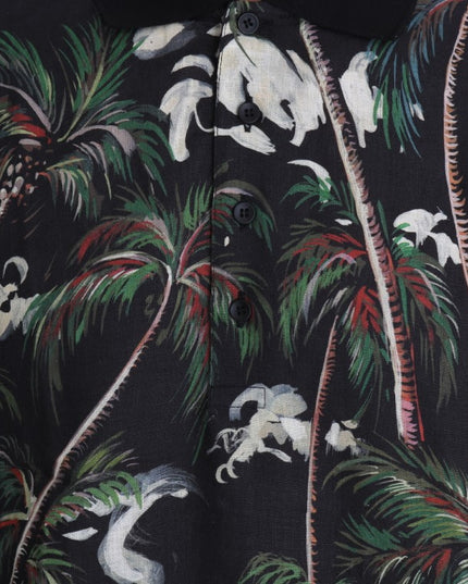 Dolce & Gabbana Black Volcano Sicily Short Sleeve T-Shirt