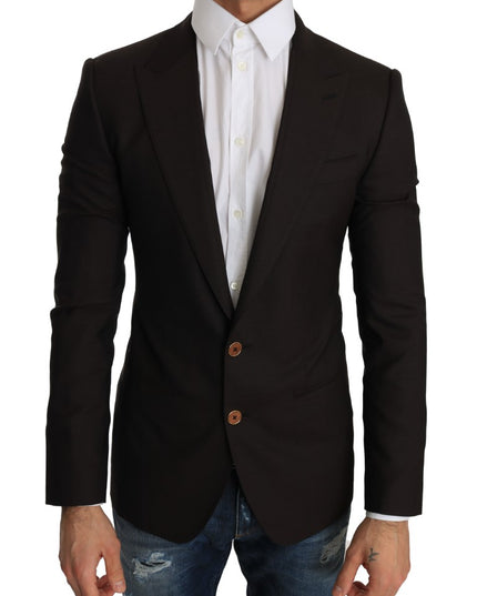 Dolce & Gabbana Brown Wool SICILIA Jacket Coat Blazer