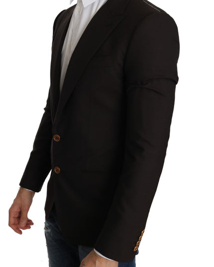 Dolce & Gabbana Brown Wool SICILIA Jacket Coat Blazer