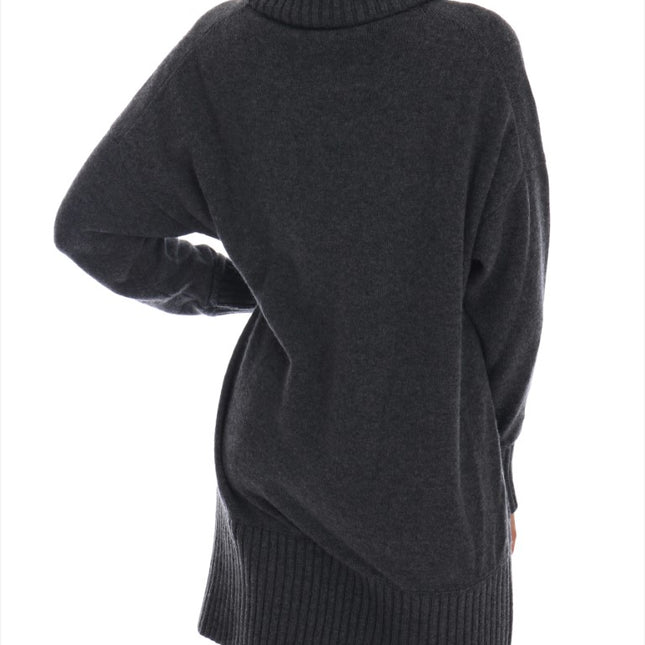Dolce & Gabbana Fairy Tale Crystal Gray Cashmere Sweater