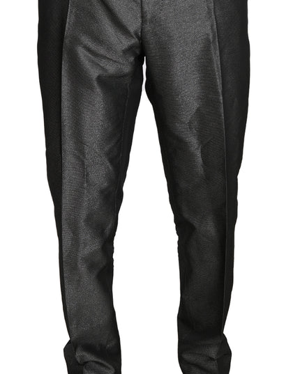 Dolce & Gabbana Gray Patterned MARTINI 2 Piece Suit