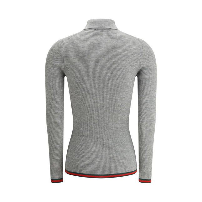 Gucci Gray Cashmere Top