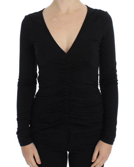 Versace Jeans Black Stretch Longsleeve Sweater