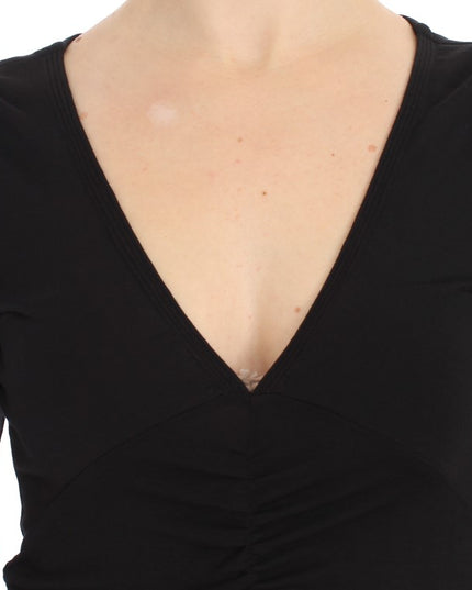 Versace Jeans Black Stretch Longsleeve Sweater