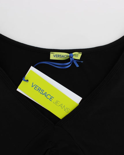 Versace Jeans Black Stretch Longsleeve Sweater