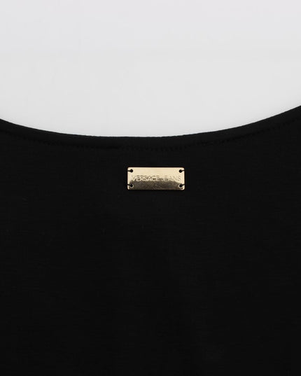 Versace Jeans Black Stretch Longsleeve Sweater