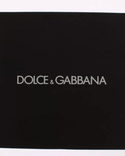 Dolce & Gabbana Brown Gold Raffia Leather Clasp Finder Chain Keyring