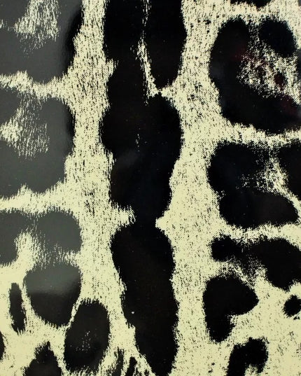 Dolce & Gabbana White Leopard Pattern Leather eBook Cover Tablet Case