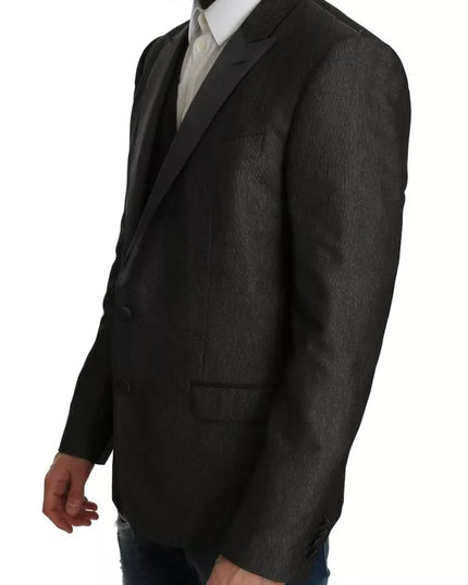 Dolce & Gabbana Gray MARTINI 2 Piece Vest Coat Blazer
