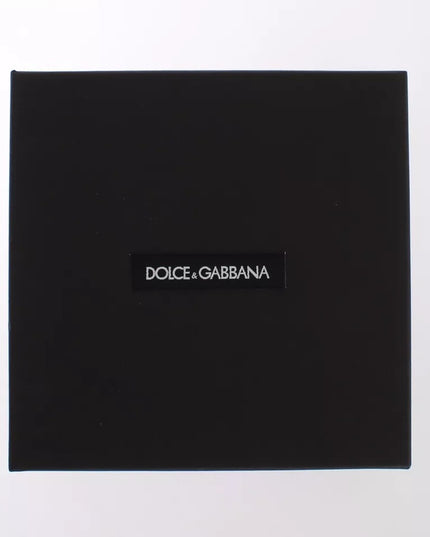 Dolce & Gabbana Multicolor Raffia Leather Clasp Finder Chain Keyring