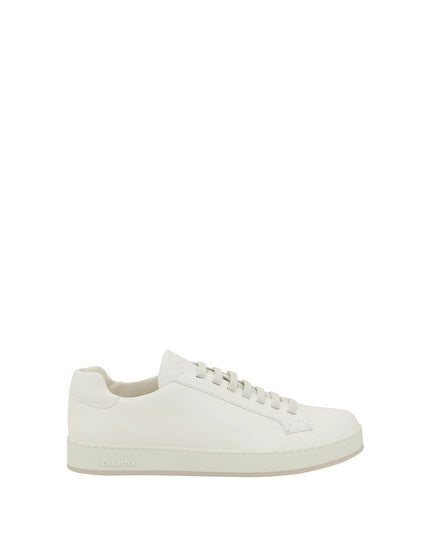 Church's White Rubber Low Top Sneakers