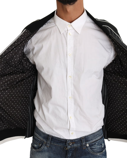 Dolce & Gabbana Black DD58 SG62 Sequined Beaded Jacket