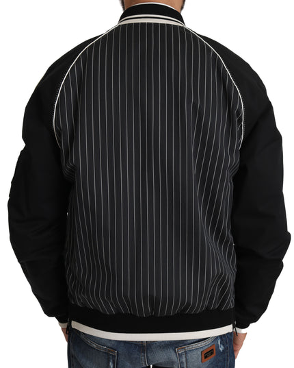 Dolce & Gabbana Black DD58 SG62 Sequined Beaded Jacket