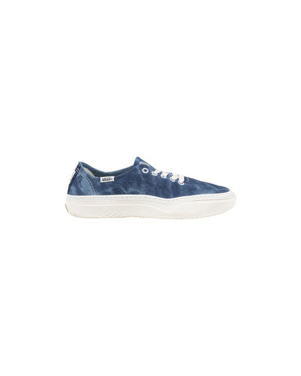 Vans Blue Fabric Low Top Sneakers