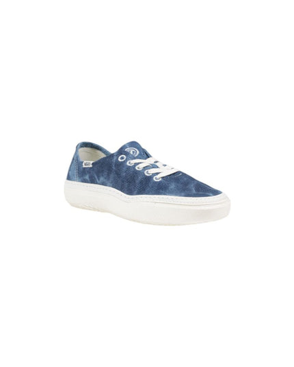 Vans Blue Fabric Low Top Sneakers
