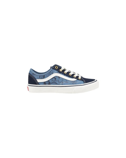 Vans Blue Suede Leather Low Top Sneakers