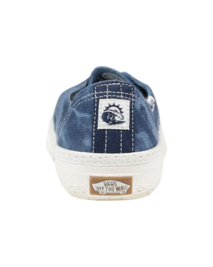 Vans Blue Fabric Low Top Sneakers