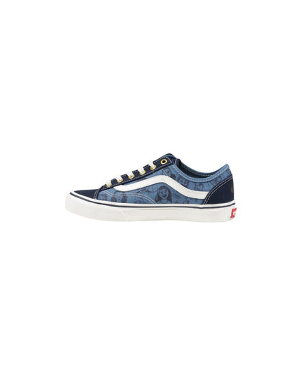 Vans Blue Suede Leather Low Top Sneakers