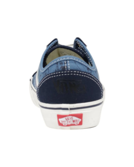 Vans Blue Suede Leather Low Top Sneakers