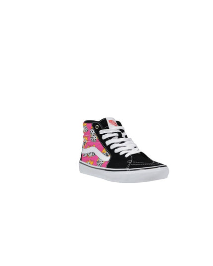 Vans Pink Suede Leather High Top Sneakers