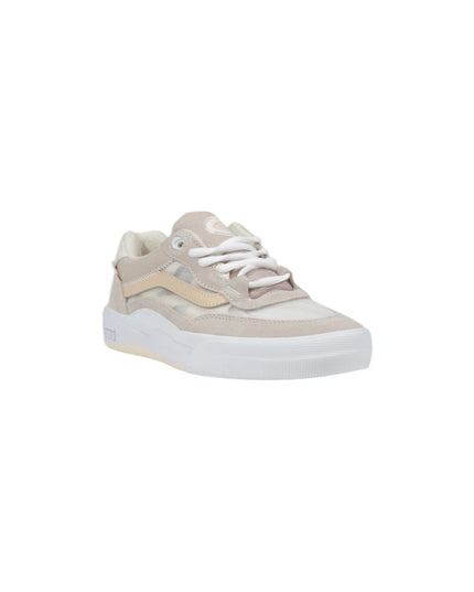 Vans Beige Suede Leather Athletic Sneakers