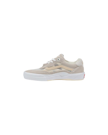 Vans Beige Suede Leather Athletic Sneakers