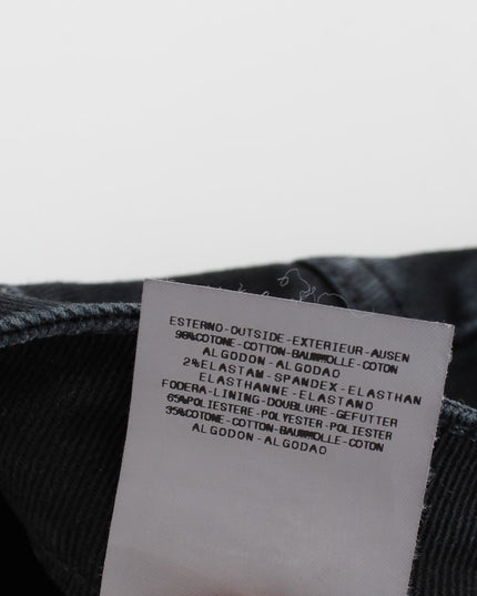 Cavalli Blue Cotton Stretch Baggy Relax Jeans