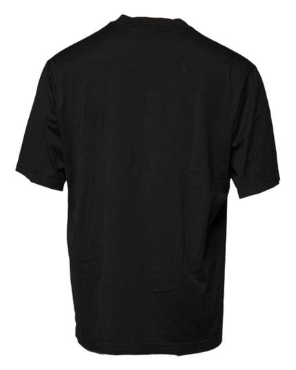Dolce & Gabbana Black Logo Crew Neck Short Sleeves T-shirt