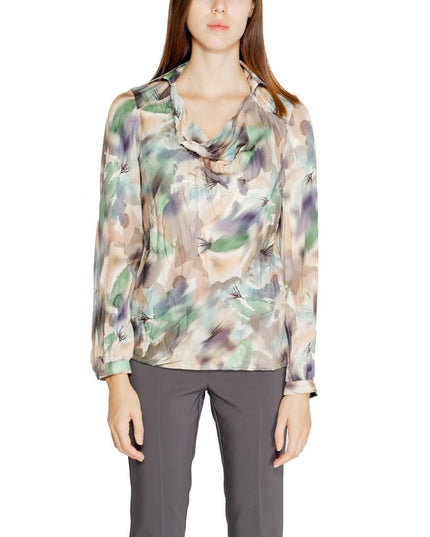 Rinascimento Green Polyester Blouse