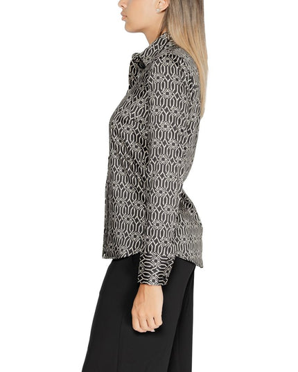 Rinascimento Black Polyester Blouse