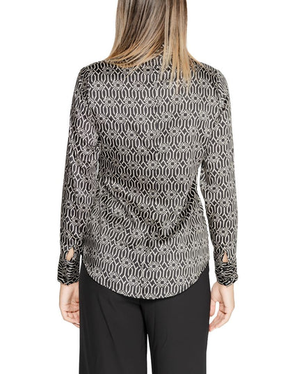 Rinascimento Black Polyester Blouse