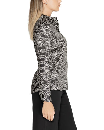Rinascimento Black Polyester Blouse