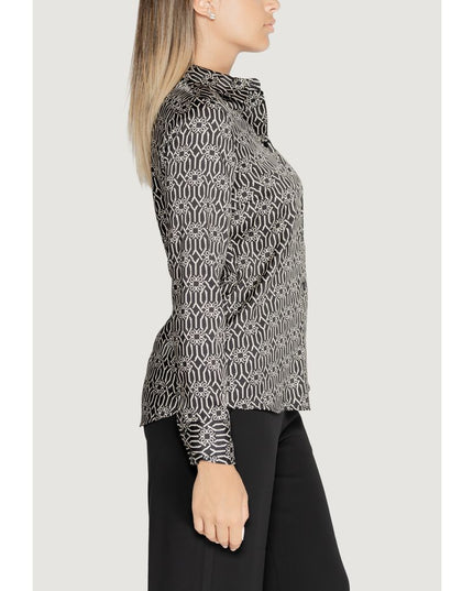 Rinascimento Black Polyester Blouse