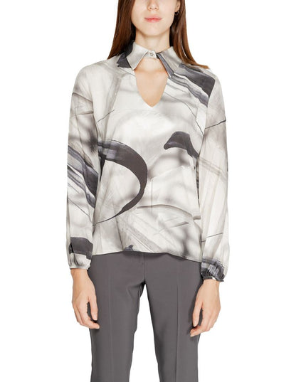 Rinascimento Gray Viscose Blouse