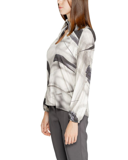 Rinascimento Gray Viscose Blouse