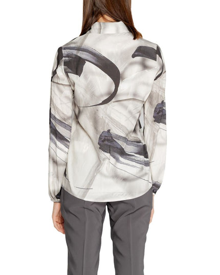 Rinascimento Gray Viscose Blouse