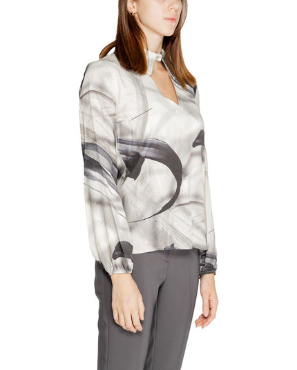 Rinascimento Gray Viscose Blouse