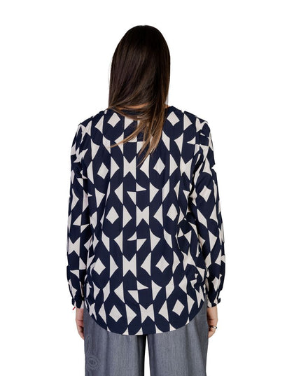 Street One Blue Viscose Blouse