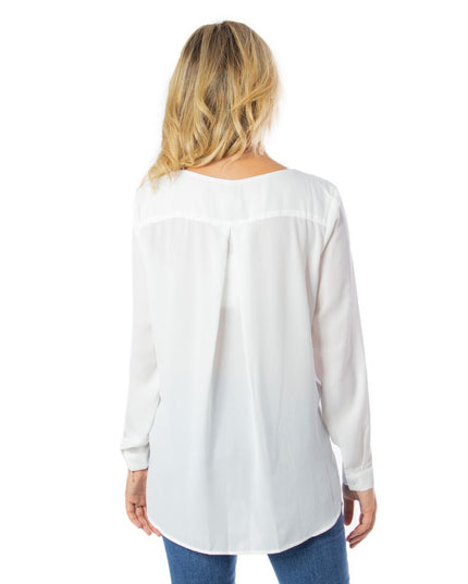 Vila Clothes Cream Polyester Blouse