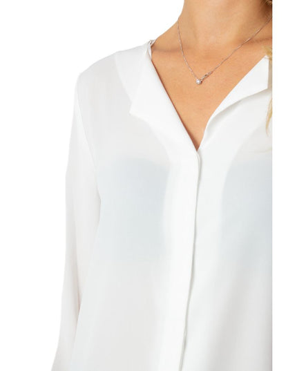 Vila Clothes Cream Polyester Blouse