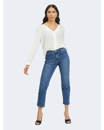 Vila Clothes Cream Polyester Blouse